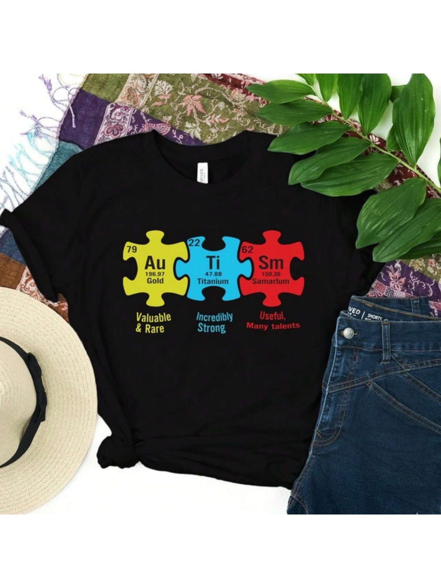 Celebrate neurodiversity and show your support for the autistic community with our one-of-a-kind mom shirt. Featuring a unique puzzle piece design, this shirt is a colorful and playful way to empower and embrace differences. Join the movement and wear your pride with our puzzle piece mom shirt today!