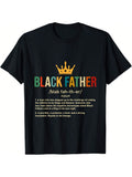 Unleash your style with Empower Your Style's Black Father Typography Definition - a powerful statement of pride for the Black King within. Embrace your identity and let the world know with this unique piece.