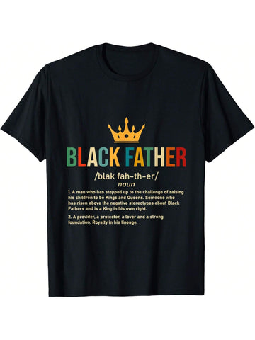 Unleash your style with Empower Your Style's Black Father Typography Definition - a powerful statement of pride for the Black King within. Embrace your identity and let the world know with this unique piece.