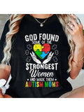 Show your support for autism spectrum disorder with our Empowering Mom t-shirt. Not only does it raise awareness, but it also supports moms of children with ASD. Be part of the movement in style!