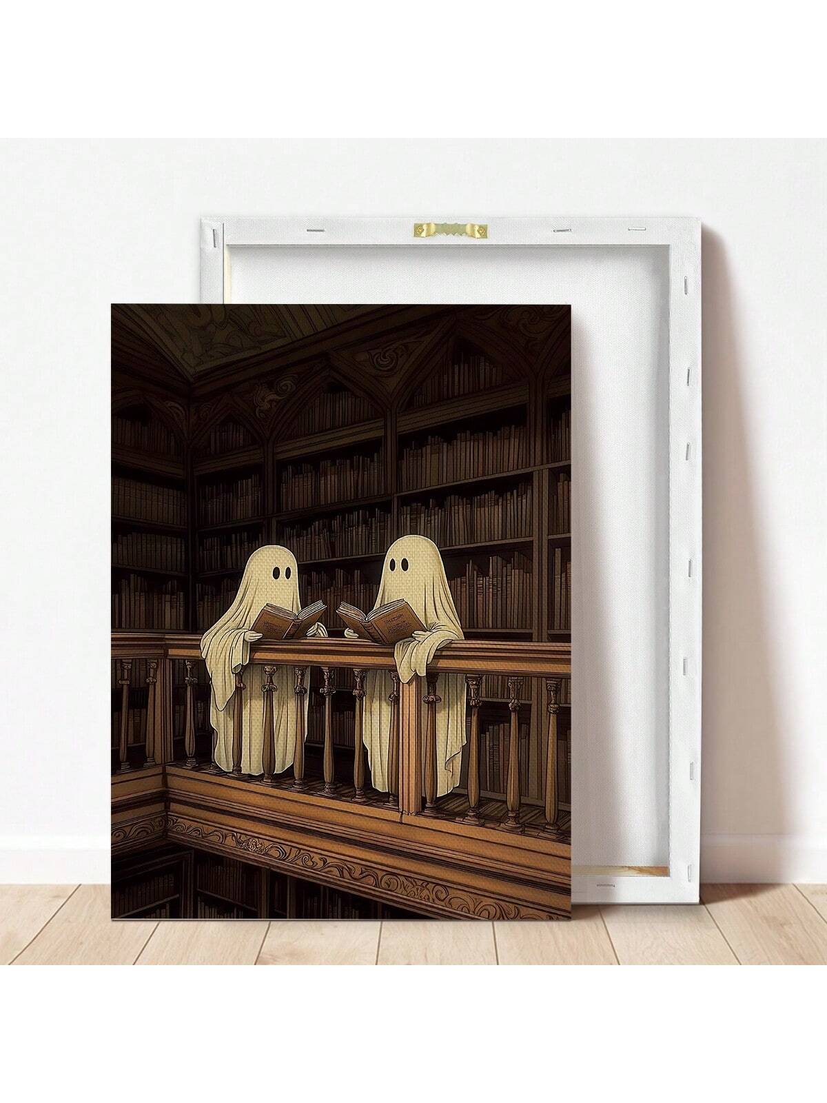 Bring a touch of spooky charm to any space with this Enchanting Fantasy Ghost Canvas Art Print. Perfect for adding a whimsical vibe to your home, office, or Halloween setup, this artwork blends classic ghostly allure with modern style. Its playful design invites curiosity and fun, making it a delightful conversation starter all year round.