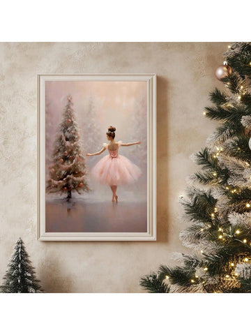 Transform your space into a winter wonderland with this enchanting Nutcracker Ballet wall art! Featuring the timeless magic of the classic ballet, this framed canvas poster brings festive charm to any room. Perfect for holiday decorating, it captures the whimsy and elegance of the season with vibrant, eye-catching imagery. Whether displayed in your living room, bedroom, or entryway, this piece adds a touch of theatrical wonder to your home. Ideal for ballet enthusiasts and Christmas lovers alike, it's a del