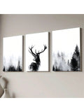 Enhance your home decor with the Enchanting Woodland Antler Canvas Art Set. With three pieces included, this set brings a touch of natural beauty to any space. Perfect for creating a cozy and inviting atmosphere, these canvas prints feature stunning antler designs that will add a unique touch to your home.