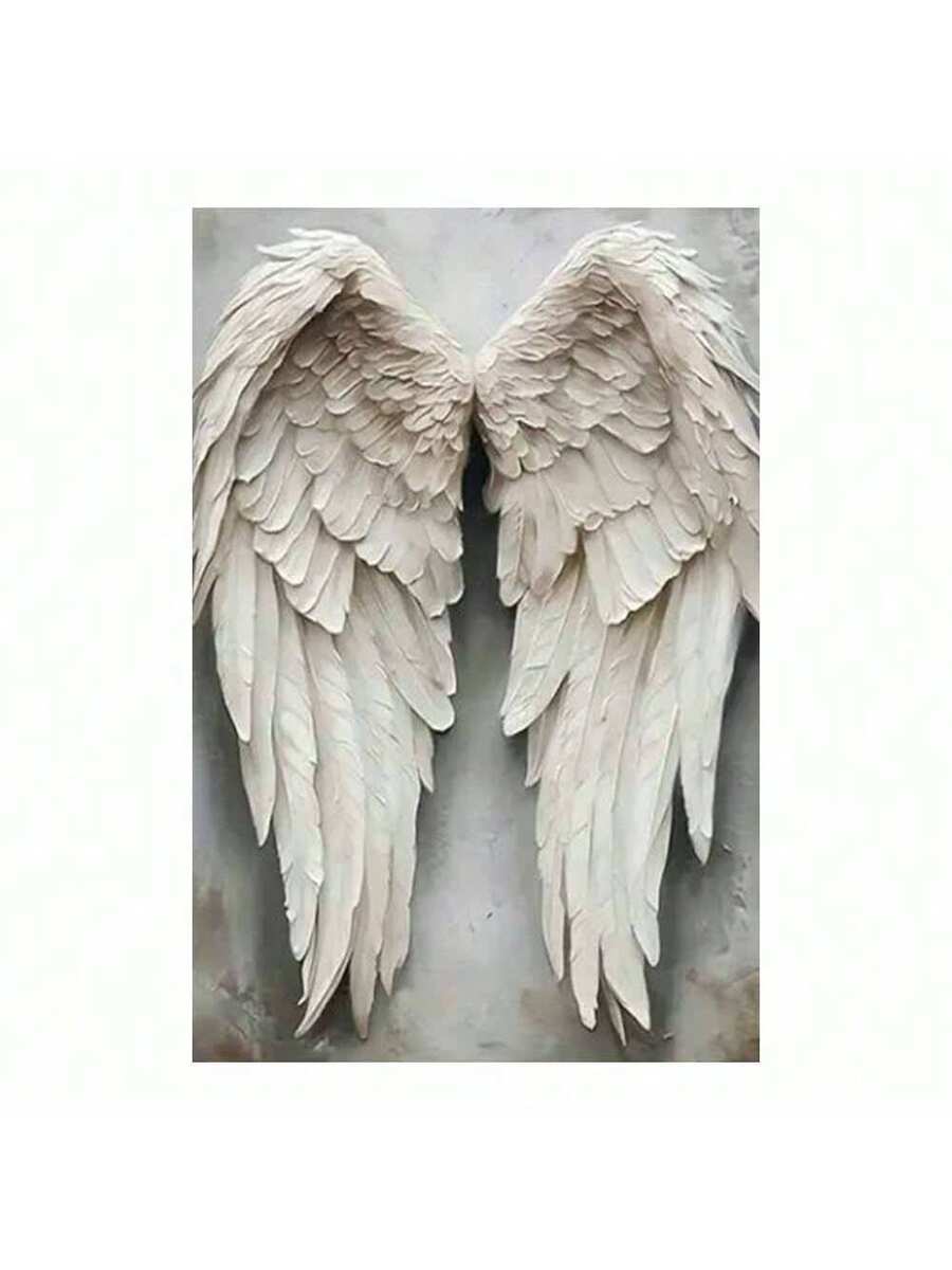 Transform your living space into a sanctuary of peace with this ethereal white angel wings canvas art. Featuring delicate, luminous wings rendered in soft white tones, this ready-to-hang piece brings spiritual grace and tranquility to any room. Perfect for bedrooms, meditation spaces, or living areas seeking a touch of celestial serenity. The high-quality canvas captures intricate details while maintaining an airy, calming aesthetic. Ideal for those drawn to angelic symbolism, spiritual wellness, or minimal