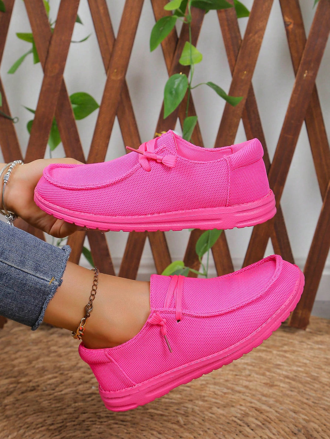 These shoes are perfect for everyday wear all year round. Made with lightweight materials, they offer both style and comfort. Whether you're running errands or hitting the gym, these versatile shoes have got you covered. Elevate your casual look with Everyday Elegance!