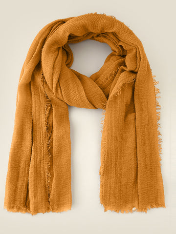 Introducing the Everyday Elegance: Simple Plain Scarf, the perfect accessory for daily life. Made with high-quality materials, this scarf is both stylish and functional. Its simple design adds a touch of elegance to any outfit, making it a must-have for your wardrobe. Stay chic and comfortable with the Everyday Elegance Scarf.