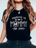 Celebrate your impending promotion with this stylish graphic tee for expecting moms! Show off your excitement and sense of humor with the catchy slogan 