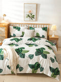 Transform your bedroom into a tropical sanctuary with our Exotic Paradise Duvet Cover Set. Enjoy the luxurious feel of the duvet cover while being surrounded by the beautiful tropical design. Let the transformative power of this set transport you to an exotic paradise every night.