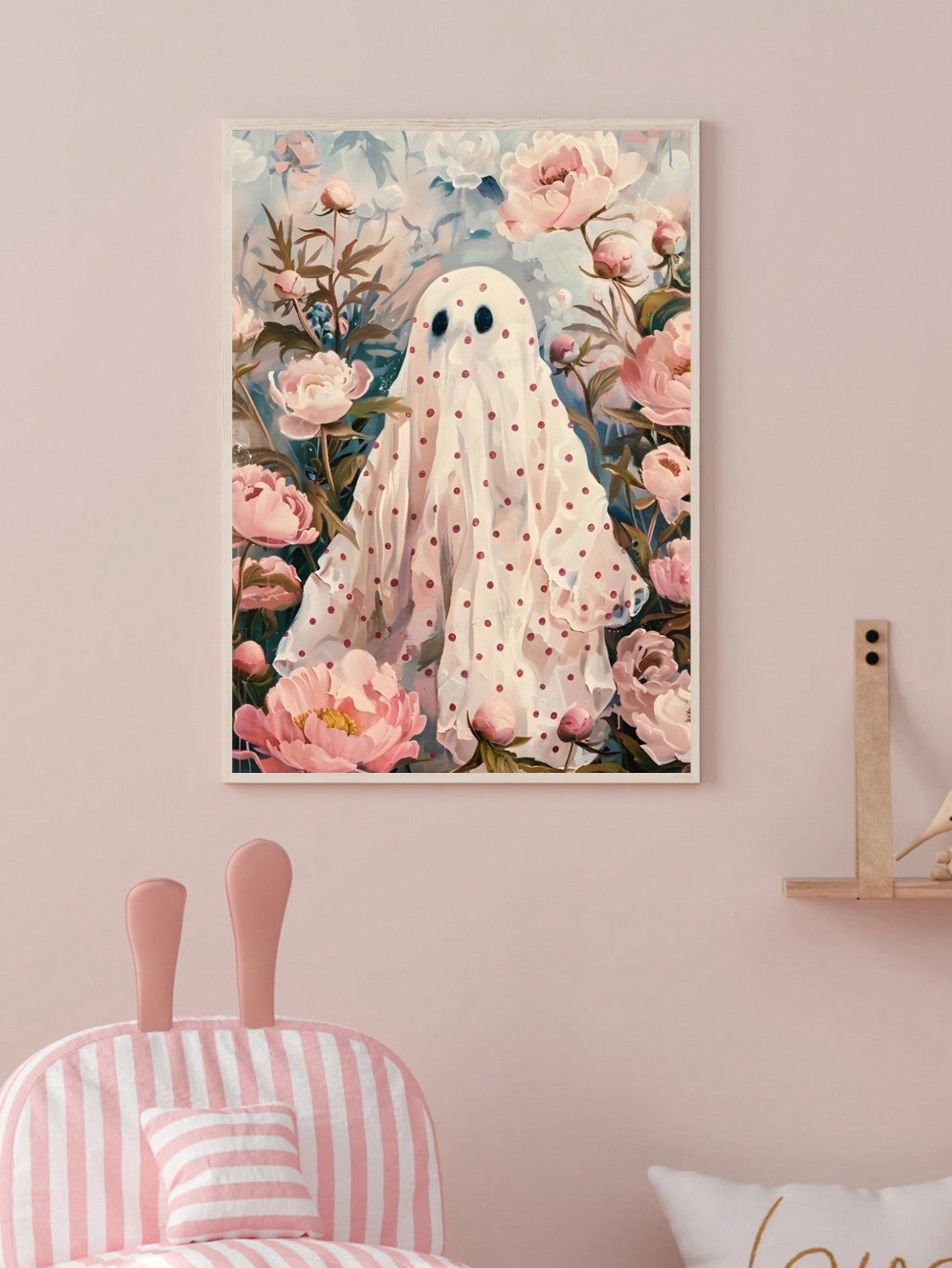 Enhance your Halloween decor with our Fantastical Ghost Posters, featuring a creepy yet cute pink design. Made from high-quality materials, these posters are sure to add a spooky touch to your home. Perfect for any Halloween enthusiast looking to add a unique and playful twist to their decorations.
