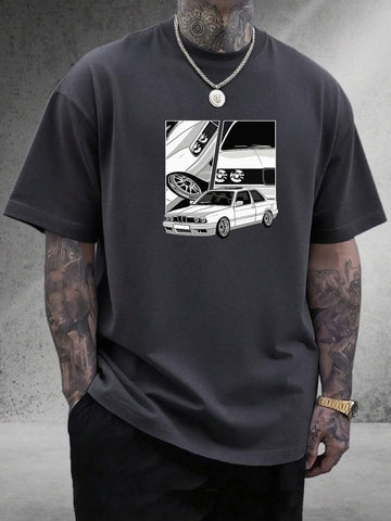 Rev up your style with this Fast Car Graphic T-Shirt! Made from soft, classic cotton, it offers all-day comfort whether you're cruising the streets or just dreaming of your next ride. Perfect for car lovers who want to showcase their passion with a bit of playful flair. Get ready to turn heads and spark conversations wherever you go!