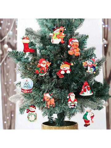 Bring festive cheer to your holiday home decor with our Festive Charm ornament set. Made from high-quality wooden material, this set includes 24 beautifully crafted ornaments. Add a touch of elegance to your Christmas tree and create lasting memories with your loved ones.