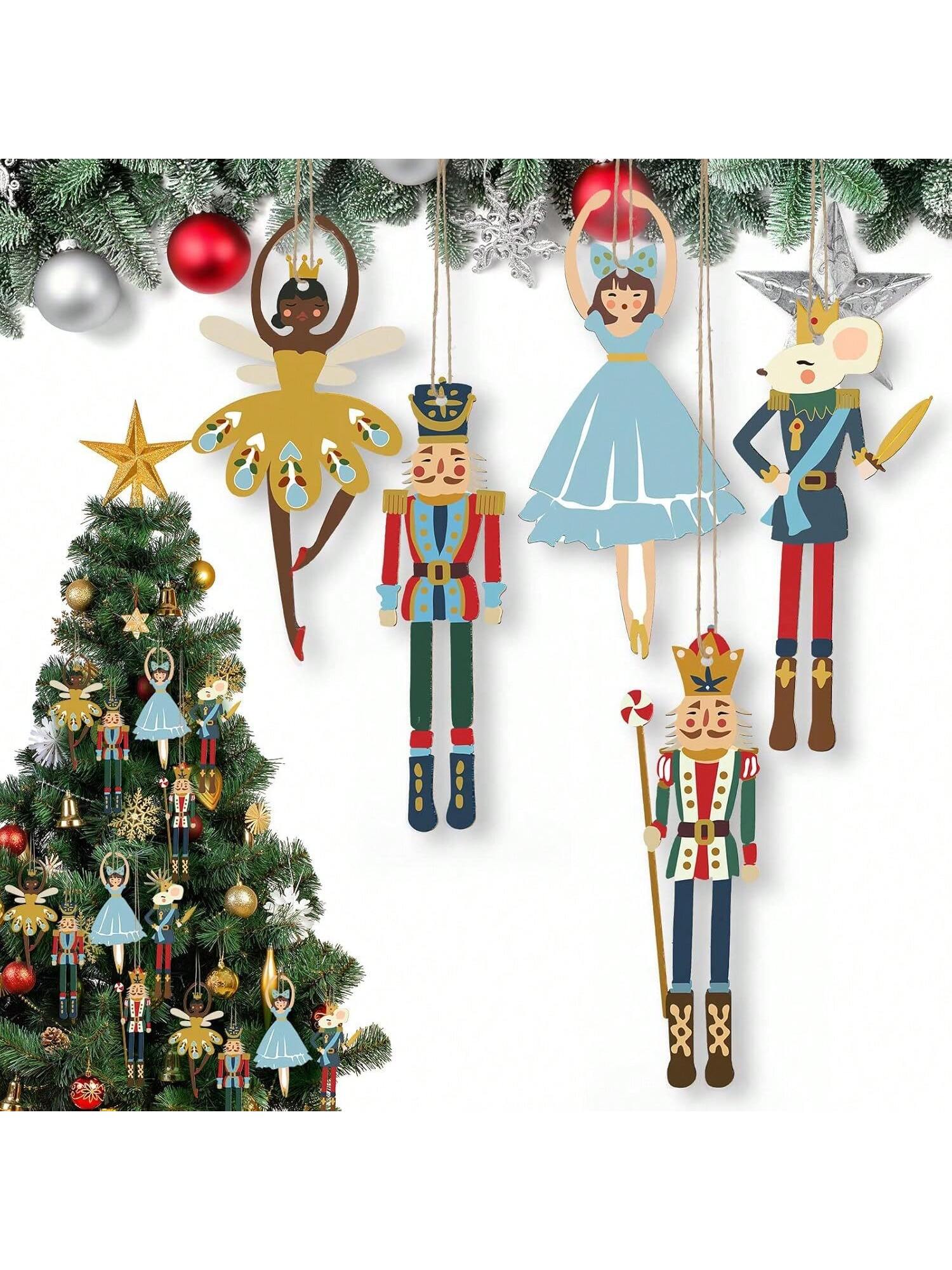 Experience the holiday magic with our Festive Cheer: 12-Piece Wooden Nutcracker Ornament Set. Crafted from high-quality wood, these hand-painted ornaments will add a touch of traditional charm to your holiday decor. With 12 unique nutcracker designs, this set is perfect for bringing cheer and nostalgia to your home this season.