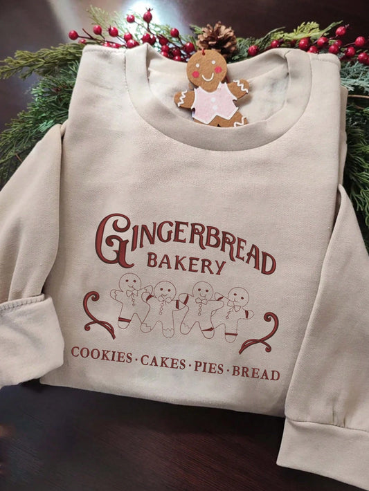 Introducing the Festive Cheer: Gingerbread Christmas Sweatshirt & Hoodie Collection. Embrace the holiday spirit with our cozy and festive collection, featuring gingerbread designs. These high-quality sweatshirts and hoodies are perfect for spreading cheer and warmth this holiday season. Get yours now and bring the joy of gingerbread to your wardrobe.