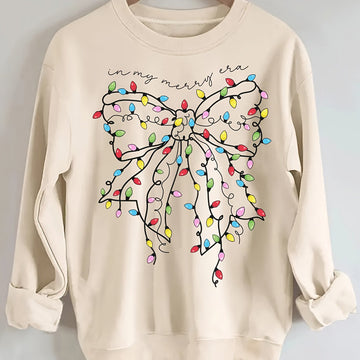Elevate your holiday wardrobe with our Festive Christmas Joy Women's Sweatshirt. Made with soft polyester, this sweatshirt offers casual comfort while showcasing its festive design. Perfect for any holiday event, this sweatshirt will keep you warm and stylish.