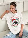 Indulge in the festive spirit with our Christmas raccoon slogan graphic tee for women. With a cute and trendy design, this tee is perfect for spreading holiday cheer. Made with high-quality materials, it offers comfort and durability. Get into the Christmas spirit with this must-have addition to your wardrobe.