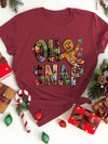 Celebrate the holidays in style with our Festive Gingerbread Man T-Shirt. Made for a comfortable and casual fit, this shirt is perfect for spreading cheer and joy this Christmas. With its classic design and soft fabric, it's the ideal choice for any festive occasion.