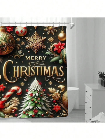 Add a festive touch to your bathroom with our Satin Christmas Shower Curtain! Made with waterproof and washable material, this bathroom decor will make you look forward to your morning routine. 'Tis the season for a stylish and functional upgrade!