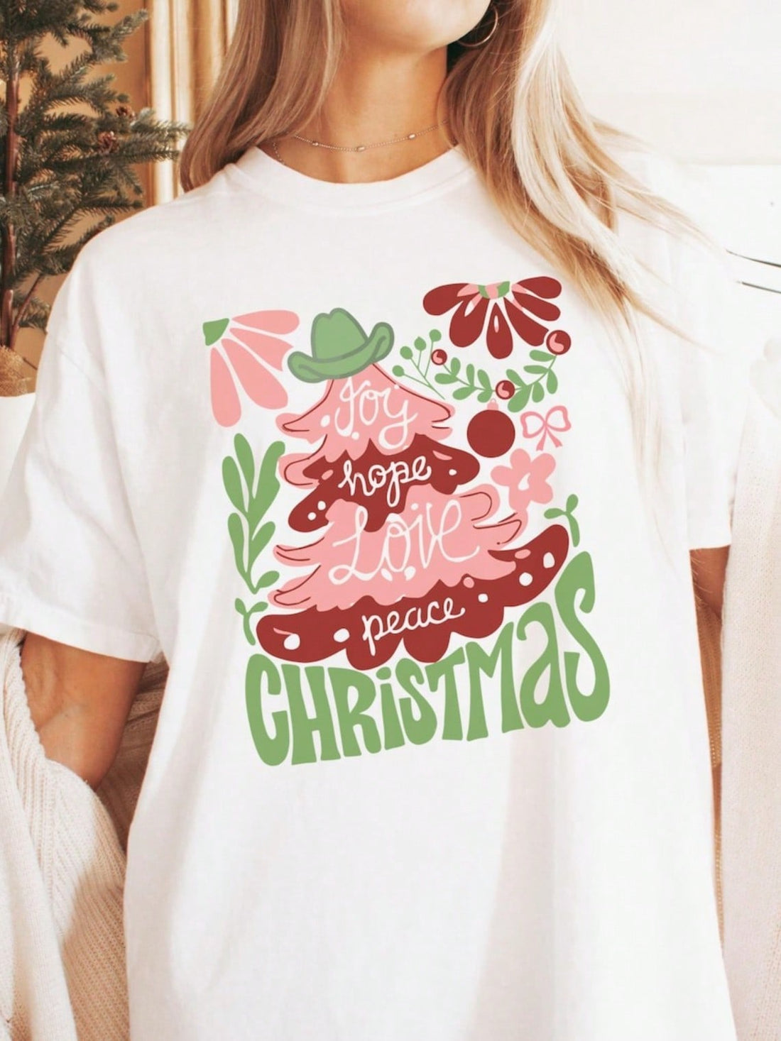 Get ready to jingle all the way with this Festive Western Holiday Tee! Featuring a fun cowboy Christmas design, it’s perfect for merry celebrations and spreading holiday cheer with a western twist. Whether you’re around the fire or dancing at the party, this tee brings playful charm to your festive wardrobe. Saddle up for holiday fun in style!