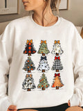 Deck yourself out in holiday cheer with this playful Christmas Tree Graphic Sweatshirt! Perfect for spreading festive vibes throughout the season, this cozy sweatshirt features a charming tree design that'll have everyone smiling. Whether you're sipping hot cocoa by the fire, heading to a holiday party, or just embracing the merry spirit, this comfy essential keeps you warm and wonderfully festive. A must-have for anyone ready to celebrate in style!