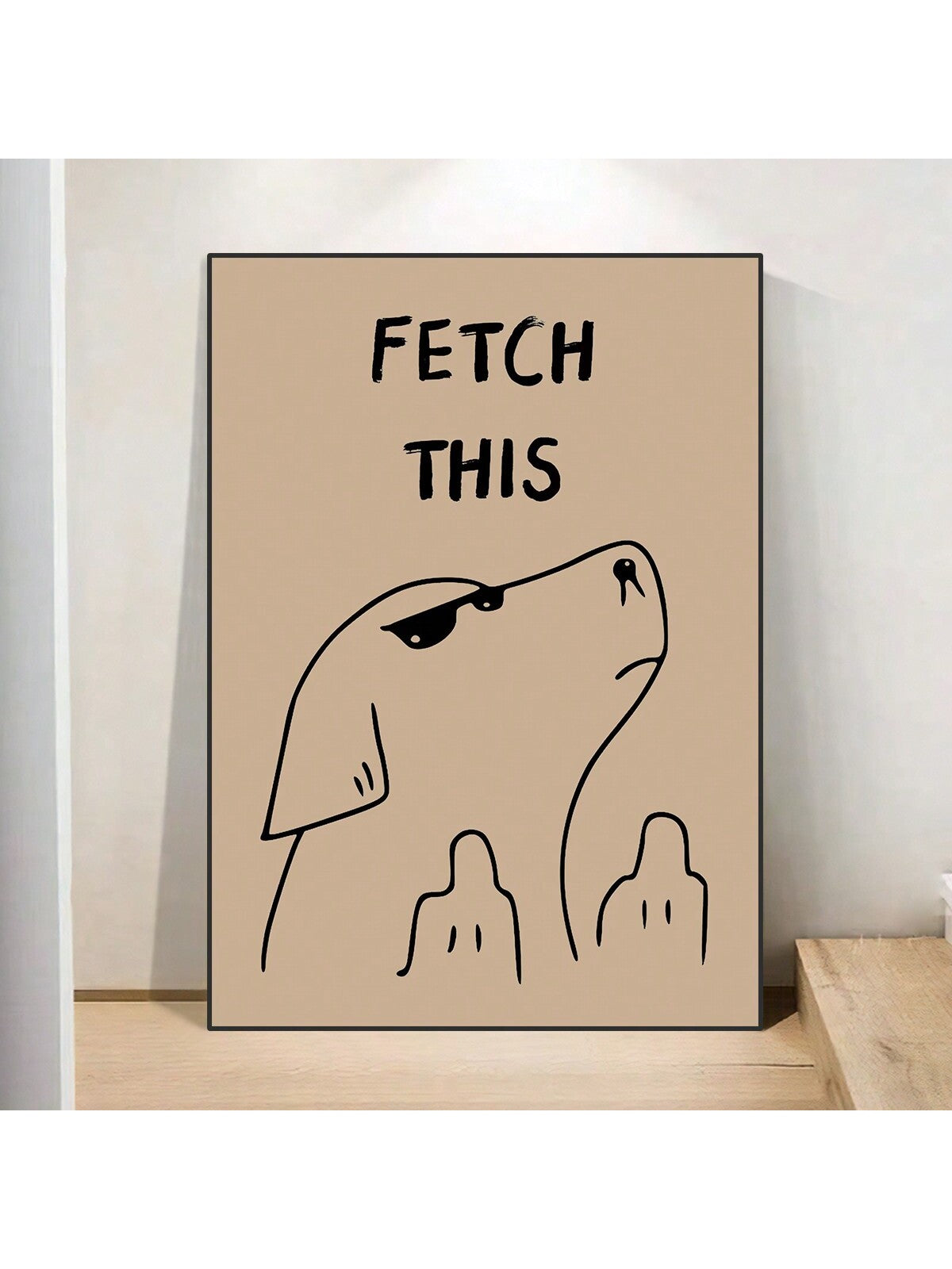 Transform your home into a playful and whimsical haven with our Fetch This Dog Art Print. This carefully crafted piece features intricate detail and vibrant colors, perfect for any dog lover looking to add a touch of character to their home. Order now and elevate your decor game!