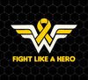 Fight Like A Hero, Breast Cancer Awareness, Hope Pink Ribbon, Png For Shirts, Png Sublimation