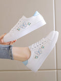 Introducing the Floral Butterfly Embroidered Lightweight Casual Sneakers – the perfect combination of style and comfort. Featuring a beautiful floral butterfly embroidered design, these lightweight sneakers are perfect for any outdoor activity. With effortless comfort, you can stay on your feet all day long without any discomfort.