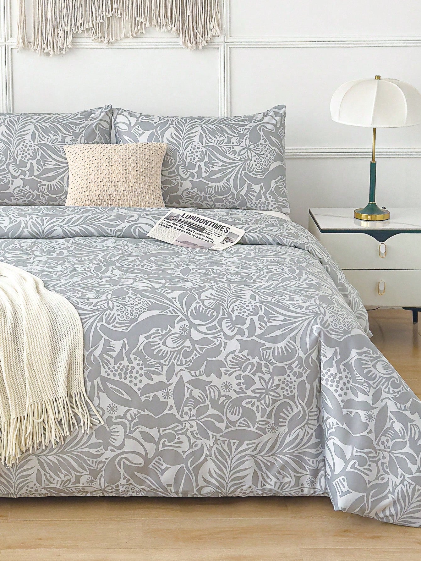 Bring a burst of floral fun to your bedroom with this Floral Microfiber Duvet Cover Set! Crafted from soft, premium microfiber, it promises cozy comfort and vibrant style. Each set includes one duvet cover plus one or two pillowcases, perfectly sized from Twin to King. Easy to care for and delightfully durable, this bedding set will make your bed the happiest spot in the house!