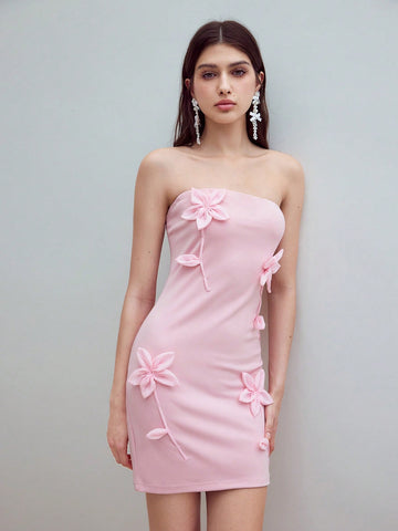 Step into summer with the Floral Patched Tube Dress, a playful maxi that blends elegance with effortless charm. Its vibrant floral patches add a splash of fun, while the tube design keeps things cool and comfy. Perfect for sunny days and breezy evenings, this dress lets you shine with minimal effort and maximum style.