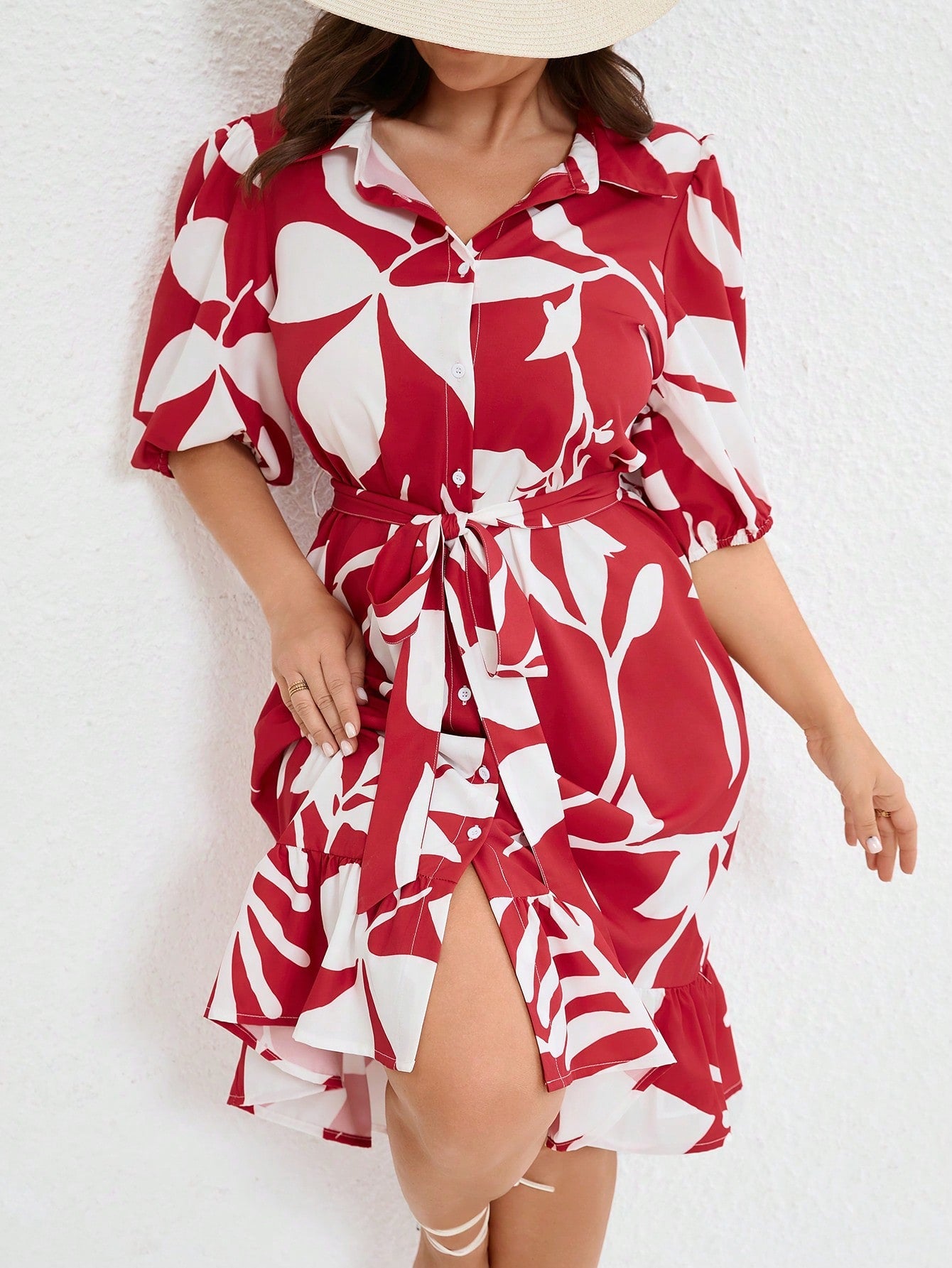 Unleash your inner romantic with our Floral Print Button-Down Long Dress for Women. Perfect for casual beach wear, this elegant dress combines a playful floral print with a chic button-down style. Embrace the laid-back vibe while looking effortlessly stylish.