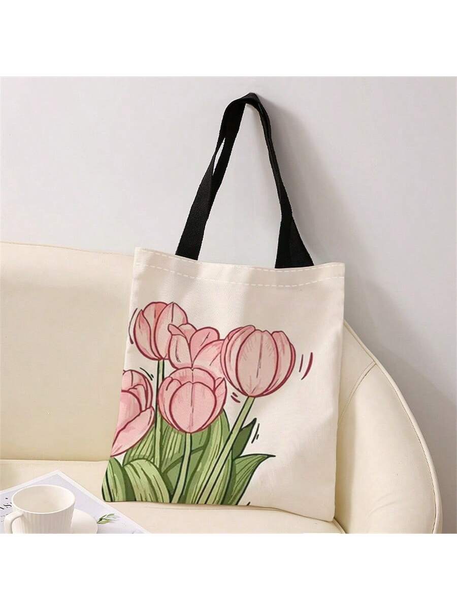 Carry your essentials in style with this spacious floral print tote bag. Featuring double-sided designs, durable construction, and comfortable shoulder straps, it's perfect for travel, beach days, shopping, and everyday adventures. The large capacity keeps everything organized while the reusable design makes it an eco-friendly choice. Lightweight yet sturdy, this versatile bag transitions seamlessly from casual outings to weekend getaways.