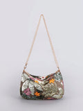 Add a splash of sparkle to your day with this Floral Sequin Embroidery Crossbody Bag! Its dazzling floral design and shimmering sequins make it the perfect playful accessory for any outfit. Lightweight and versatile, the chain shoulder strap lets you wear it hands-free, whether you're out shopping or dancing the night away. Stylish and practical, this bag keeps your essentials close while turning heads wherever you go.