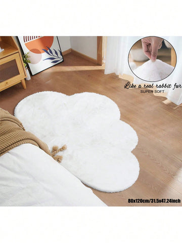 Experience ultimate comfort and coziness with our Fluffy Cloud Plush Non-Slip Rug. Made with an adorable rabbit fur-like material, this rug adds a touch of luxury to any living space. Its non-slip design ensures safety and stability, making it a perfect addition to your home.
