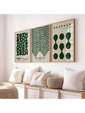 Infuse your space with a splash of modern charm using this Frameless Green Bauhaus Geometric Wall Art Set. These minimalist canvas posters bring bold shapes and fresh green hues together, perfect for adding a quirky twist to any room. Easy to hang and frame-free, they create a sleek, contemporary vibe that’s as fun as it is stylish. Let your walls do the talking!
