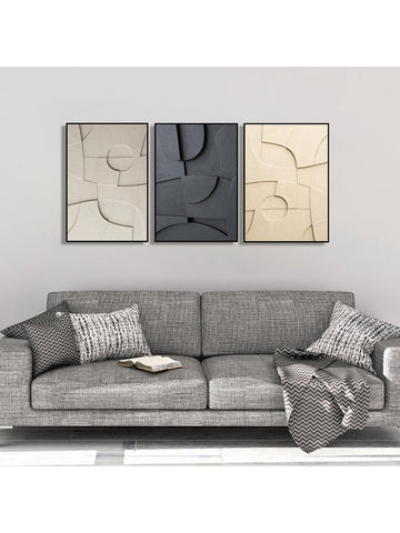 Add a splash of modern charm with this Frameless Minimalist Geometric Wall Art Set! Featuring three abstract canvas posters, this trio brings playful shapes and clean lines to your space without overwhelming it. Perfect for freshening up your home with a touch of contemporary style that’s effortlessly cool and easy to mix and match. Let your walls do the talking with these eye-catching pieces that keep things simple but never boring.