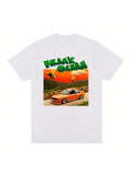Stay fly all year round with our Frank Vintage Hip-Hop T-Shirt. Made with comfortable cotton, this tee is perfect for any season, whether you're hitting the streets or lounging at home. Put on some fresh threads and show off your unique style with our quirky, playful design. (No, you can't rap in it, but you can rap about it.)