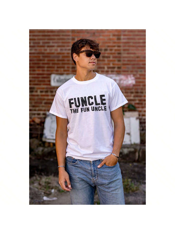 Be the fun uncle your nieces and nephews adore with our Funcle graphic tee. Made from high-quality materials, this must-have shirt is both comfortable and stylish. Show off your cool uncle status and bond with the family in this perfect addition to any uncle's wardrobe.
