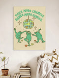 Add a splash of fun to your home or business decor with the Funky Froggie Disco Poster. This unique and creative addition will bring a playful vibe to any space. Featuring a funky froggie design, this poster is sure to be a conversation starter. Made with high-quality materials, it's a durable and long-lasting piece that will brighten up your environment.