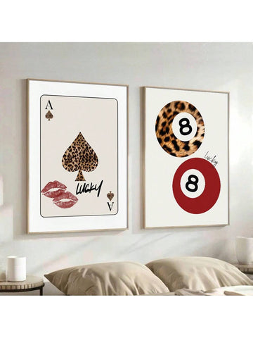 Introduce a maximalist touch to your space with our Funky Leopard 8-Ball Art Poster Set. Featuring trendy aesthetic canvas prints, this unframed set is bound to add a bold and stylish statement to any room. Embrace the energetic vibes of this set and elevate your interior decor with ease.