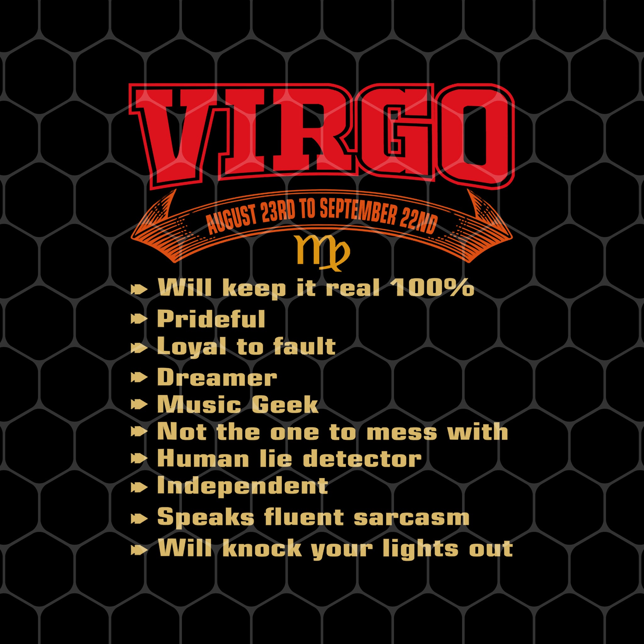 Funny Virgo Facts Zodiac Sign, Horoscope Birthday, Facts Of Virgo, Png For Shirts, Png Sublimation