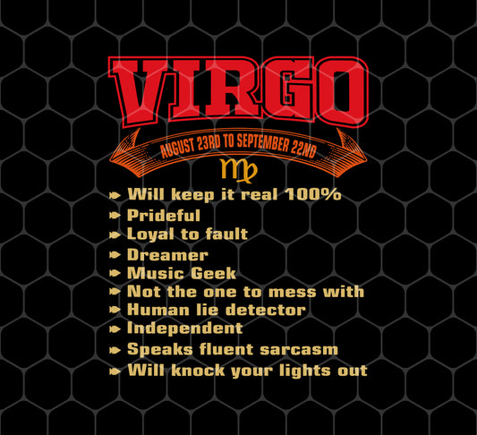 Funny Virgo Facts Zodiac Sign, Horoscope Birthday, Facts Of Virgo, Png For Shirts, Png Sublimation