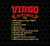 Funny Virgo Facts Zodiac Sign, Horoscope Birthday, Facts Of Virgo, Png For Shirts, Png Sublimation