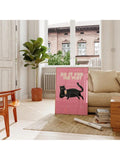 Add a dash of humor and charm to any room with this Funny Black Cat Wall Art featuring the cheeky phrase 