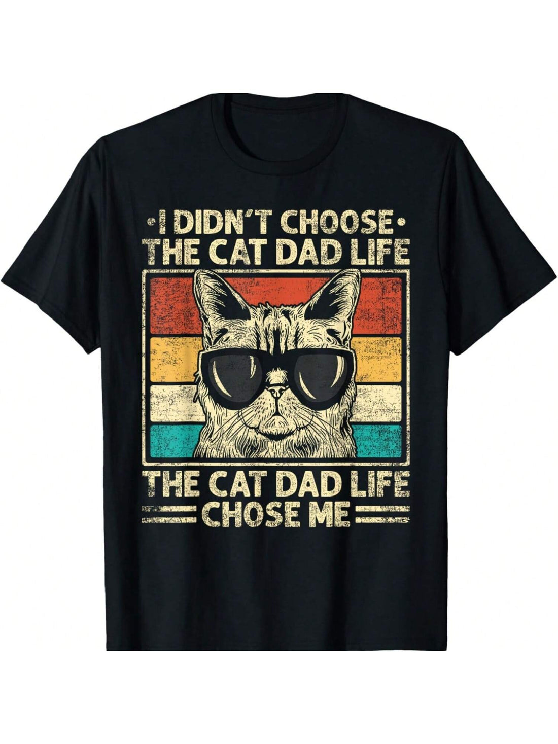 Celebrate Father's Day with this purr-fect gift for the cat-loving dad in your life! Our Funny Cat Dad T-Shirt is sure to make him smile with its quirky design and comfortable fit. Show him some love with this fun and unique gift.