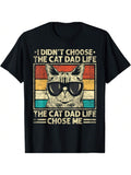 Celebrate Father's Day with this purr-fect gift for the cat-loving dad in your life! Our Funny Cat Dad T-Shirt is sure to make him smile with its quirky design and comfortable fit. Show him some love with this fun and unique gift.