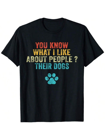 Show off your love for dogs with this playful and comfy t-shirt designed just for men. Made from soft, breathable fabric, it keeps you cool and comfortable all summer long. The fun graphic adds a lighthearted touch to your casual look, making it perfect for dog walks, weekend hangouts, or just lounging around. Embrace your inner dog lover with style and ease!