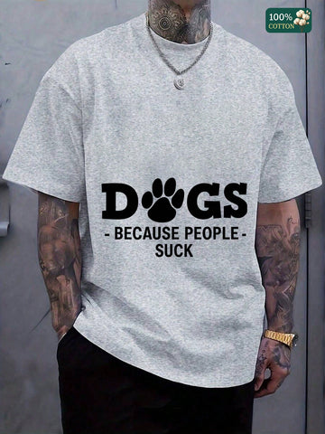 Show off your love for pups with this playful Funny Dogs Graphic T-Shirt. Made from 100% soft cotton, this unisex short sleeve tee keeps you comfy whether you’re out with friends or lounging at home. Its light-hearted dog design is sure to spark smiles and brighten your casual look. Perfect for dog lovers who enjoy fun, easygoing style every day.