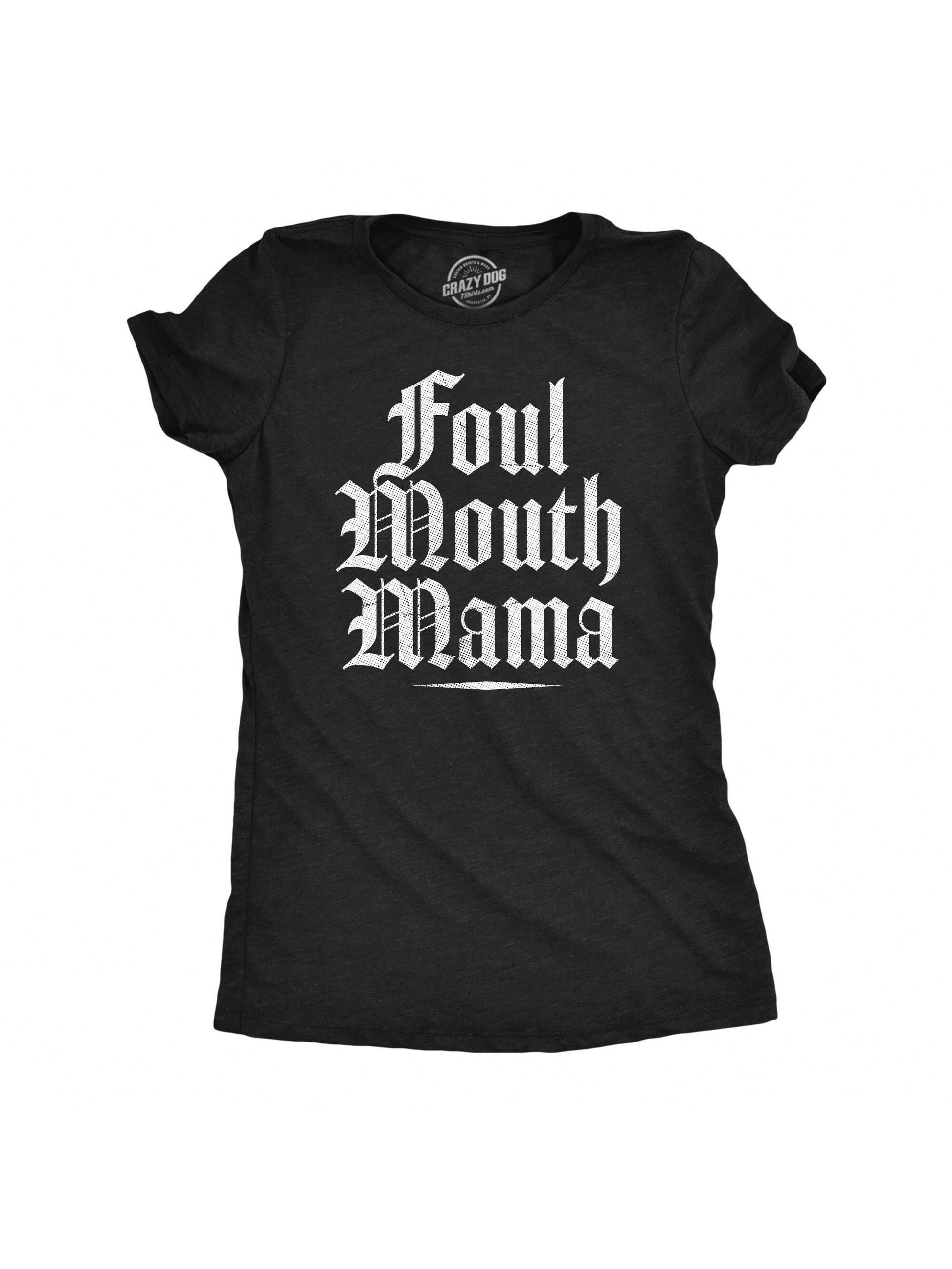 Swear up a storm in style with our Funny Foul Mouth Mama T-Shirt for Women! Perfect for sassy moms who aren't afraid to speak their minds. Show off your hilarious personality this Mother's Day with this must-have tee. Don't worry, we won't tell the kids ;)