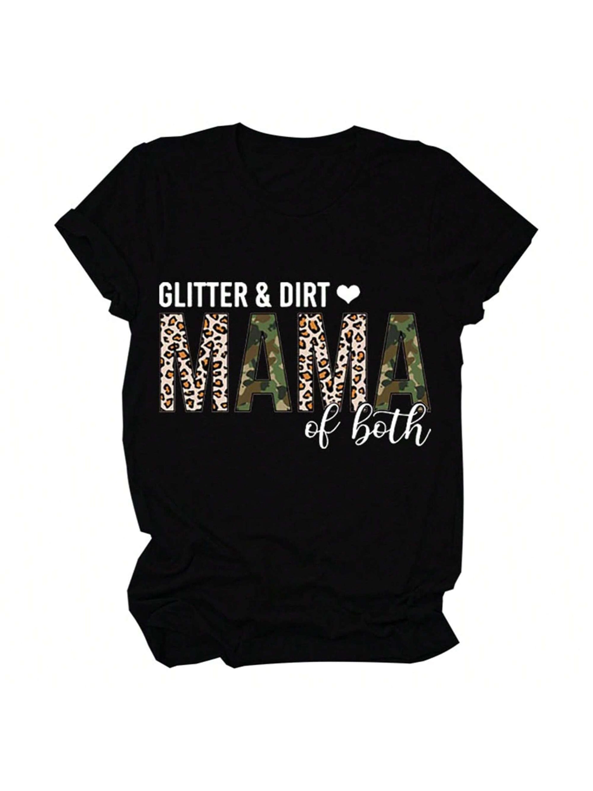 Get ready for summer with this Funny Glitter and Dirt Mama T-Shirt! Perfect for all the moms out there who know how to have a good time with their kids. Embrace your playful and quirky side with this unique and humorous tee. A perfect gift for any mom who loves a little glitter and a little dirt in their lives!