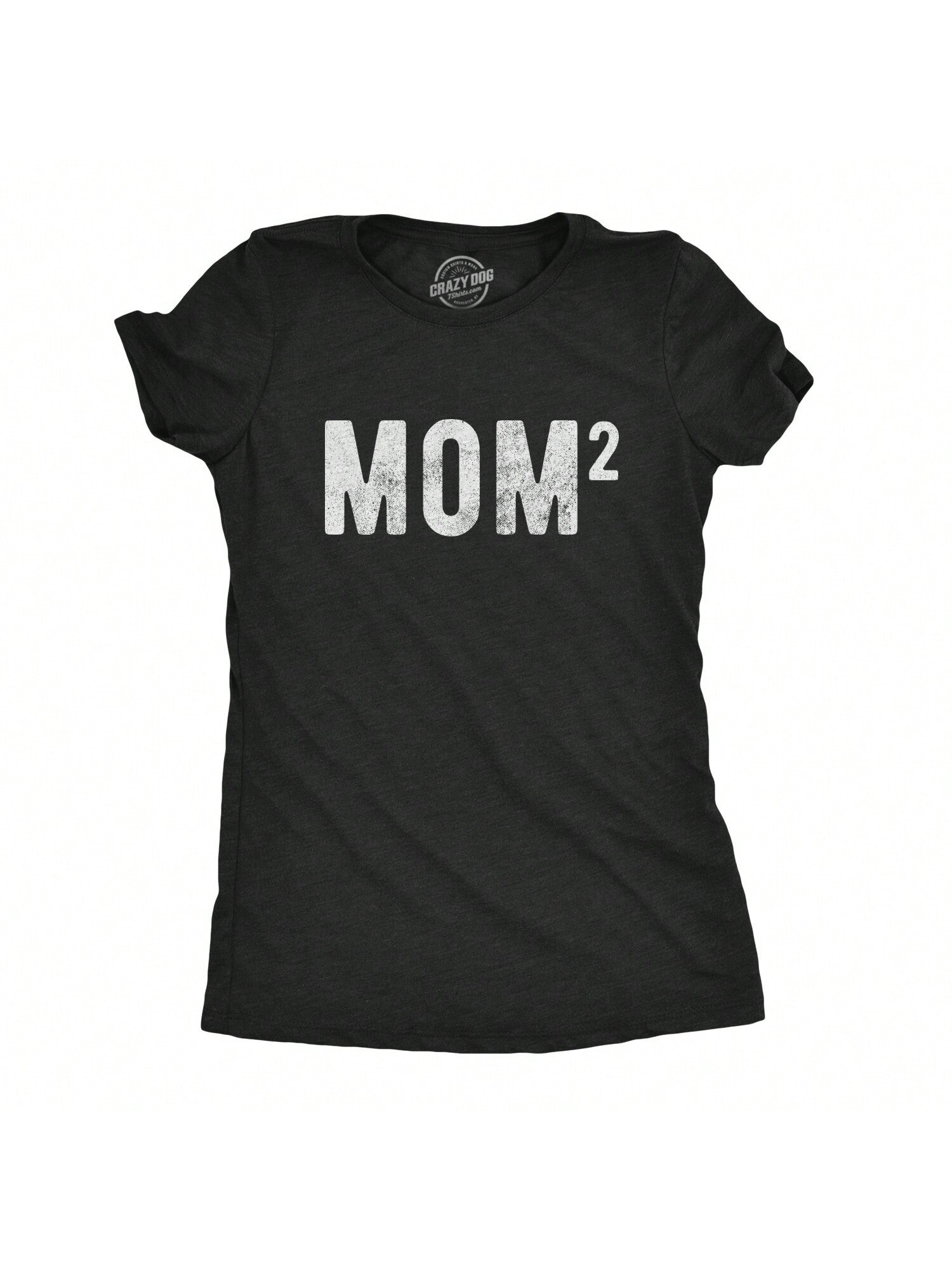 Show off your love for dogs and motherhood with this quirky and humorous "Mom of Two" graphic tee. Perfect for Mother's Day, this unique shirt will have everyone laughing and admiring your playful personality. A must-have for any dog-loving mom!