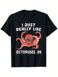 Dive into comfort and laughs with this Funny Octopus Graphic Tee for Men. Made from soft cotton, it’s perfect for casual days and guaranteed to keep you comfy. The playful octopus design adds a splash of fun to your wardrobe, making it a great gift for anyone who loves quirky style. Easy to wash and wear, this tee is ready for all your adventures—underwater or on land!